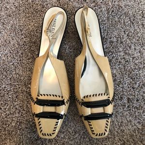 Anne Klein Kitten Heel Slingbacks